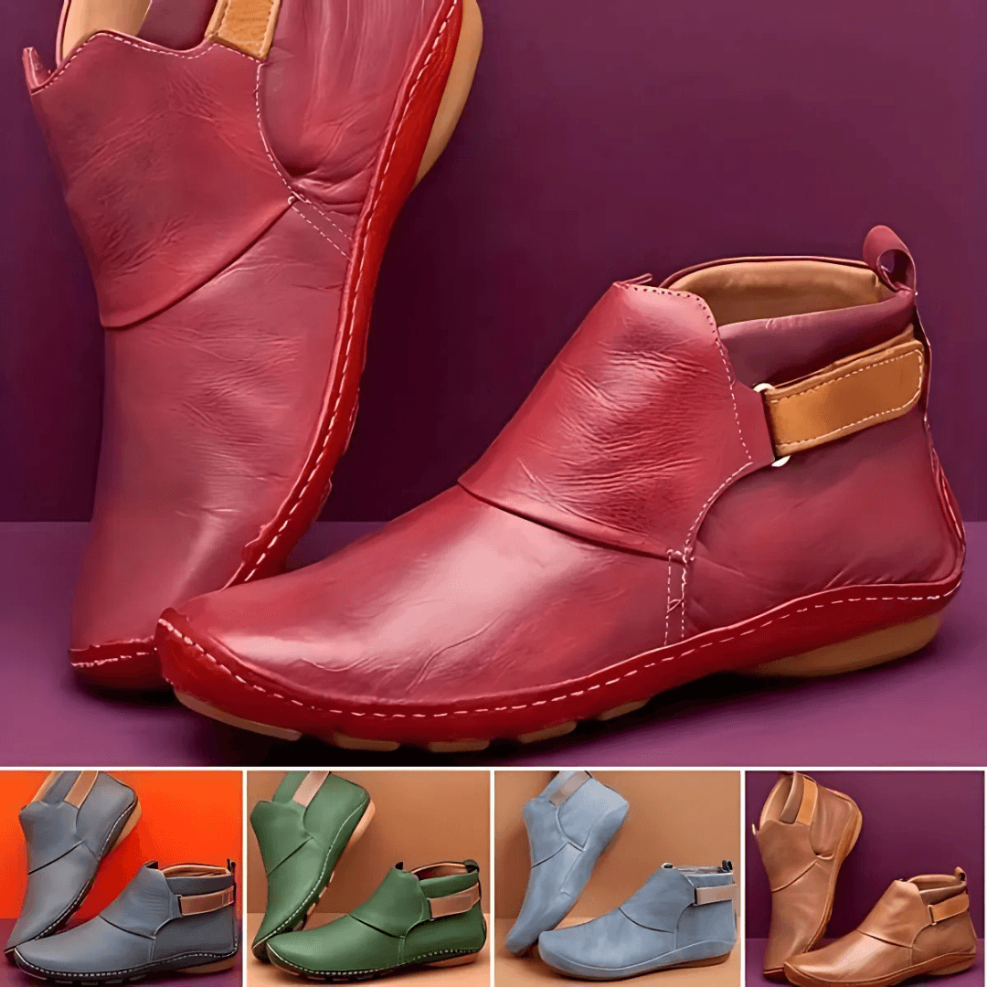 Christine™ - Botas de Cano Curto Moderna