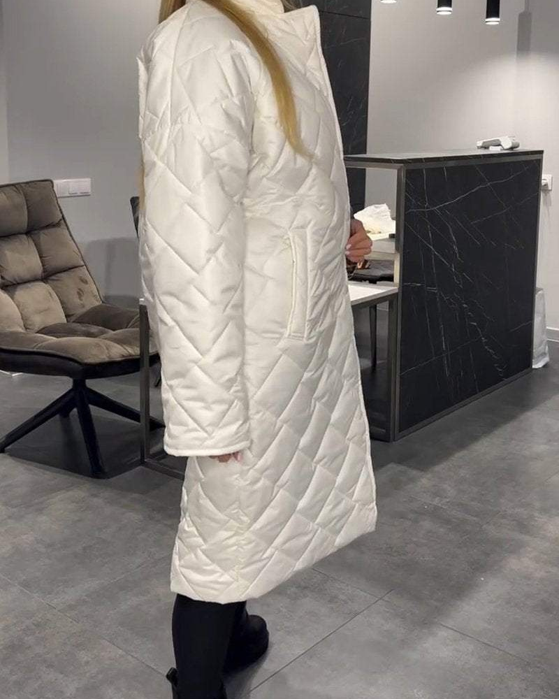 DIASY - MANTEAU MI-LONGO DESCONECTADO EM ALGODÃO COM REVERSO