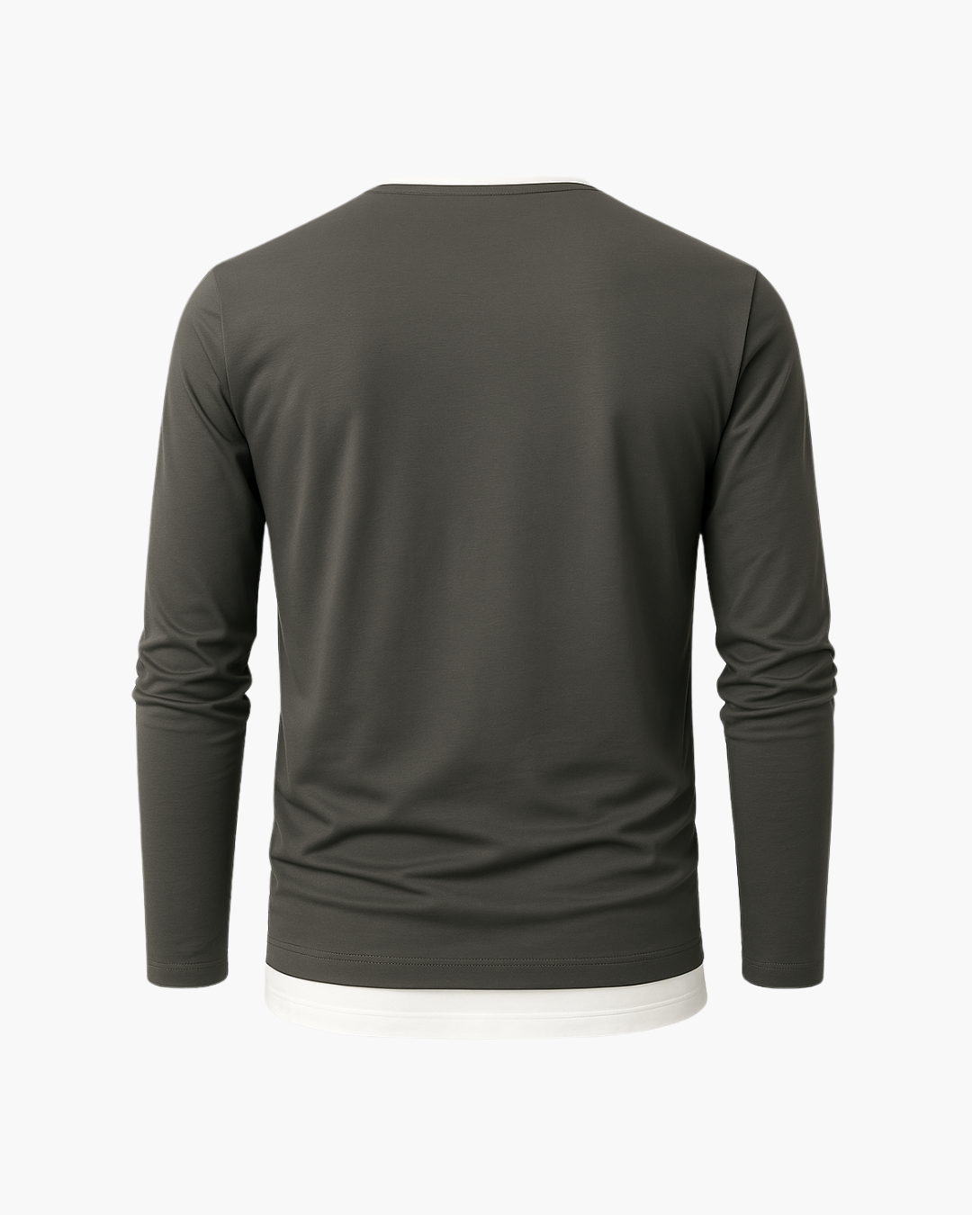 Camiseta de Manga Longa em Lã Merino