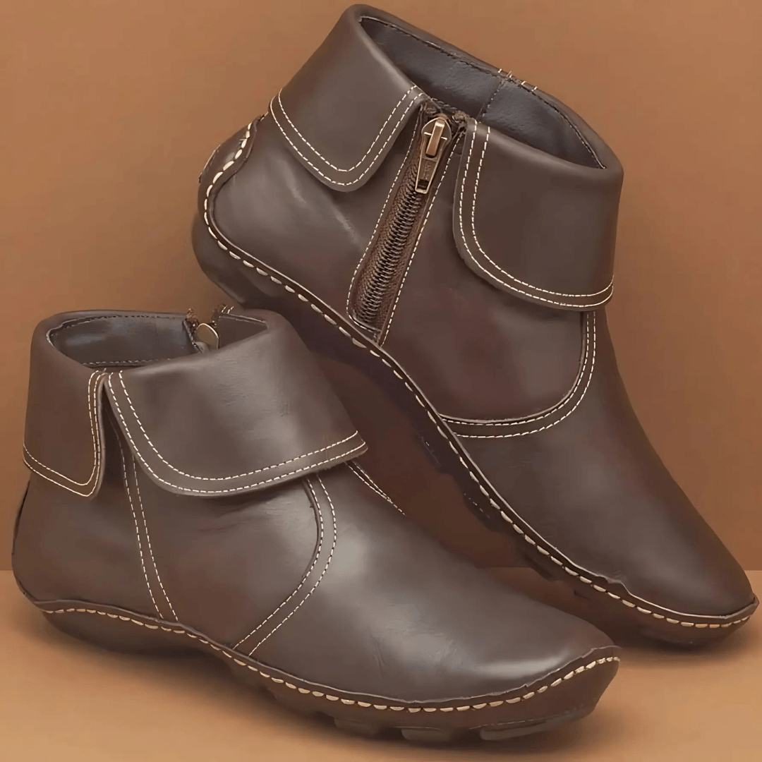 Christine™ - Botas de Cano Curto Moderna