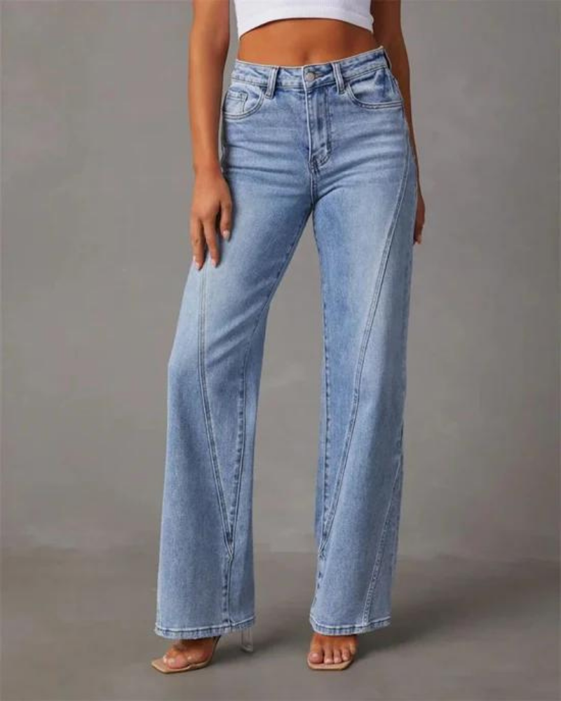BANIA - JEANS DE PERNA LARGA