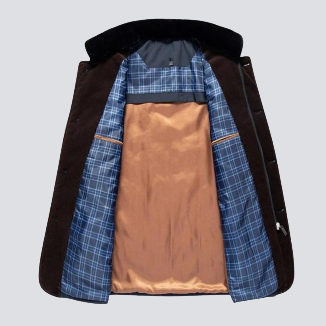 Solomon - Jaqueta de Inverno Masculina com Gola Alta
