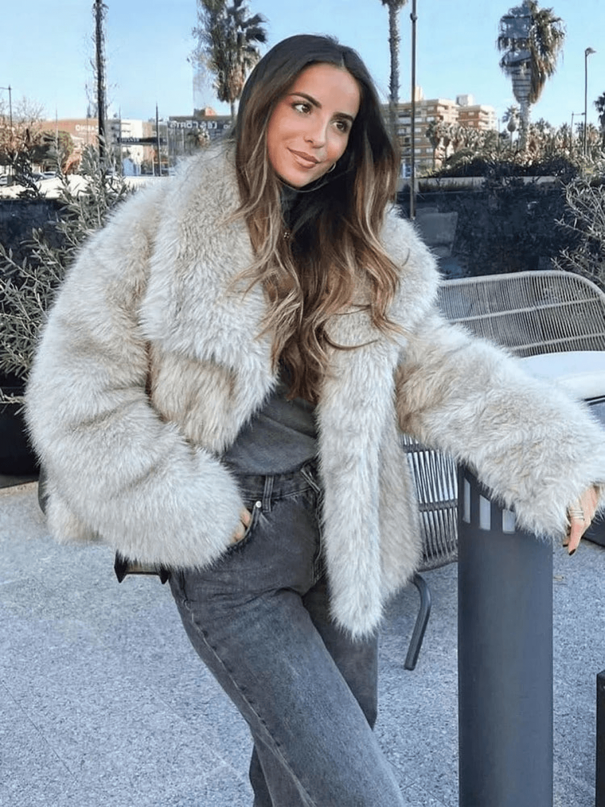 Olivia - Jaqueta de Pele