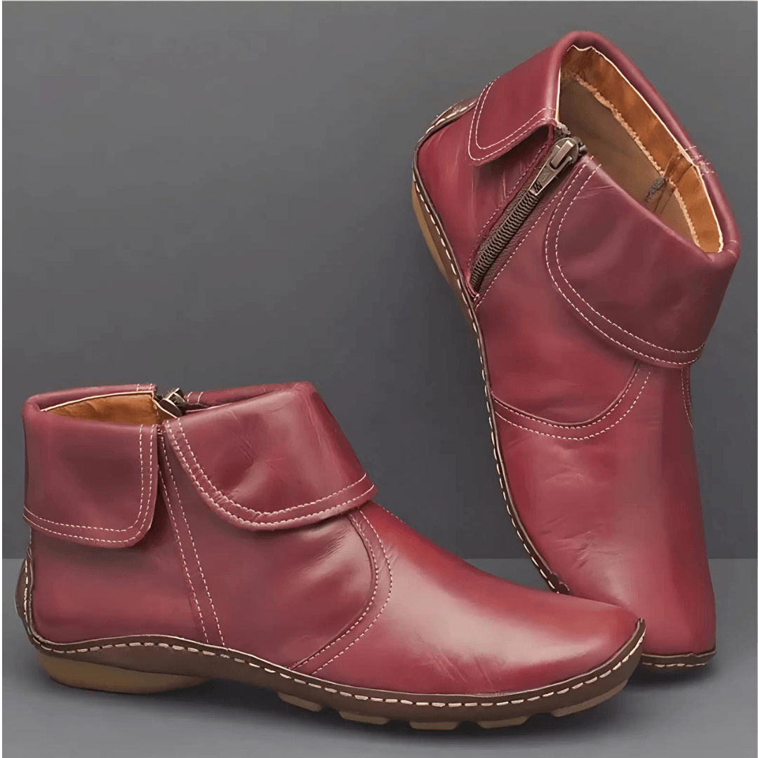 Christine™ - Botas de Cano Curto Moderna