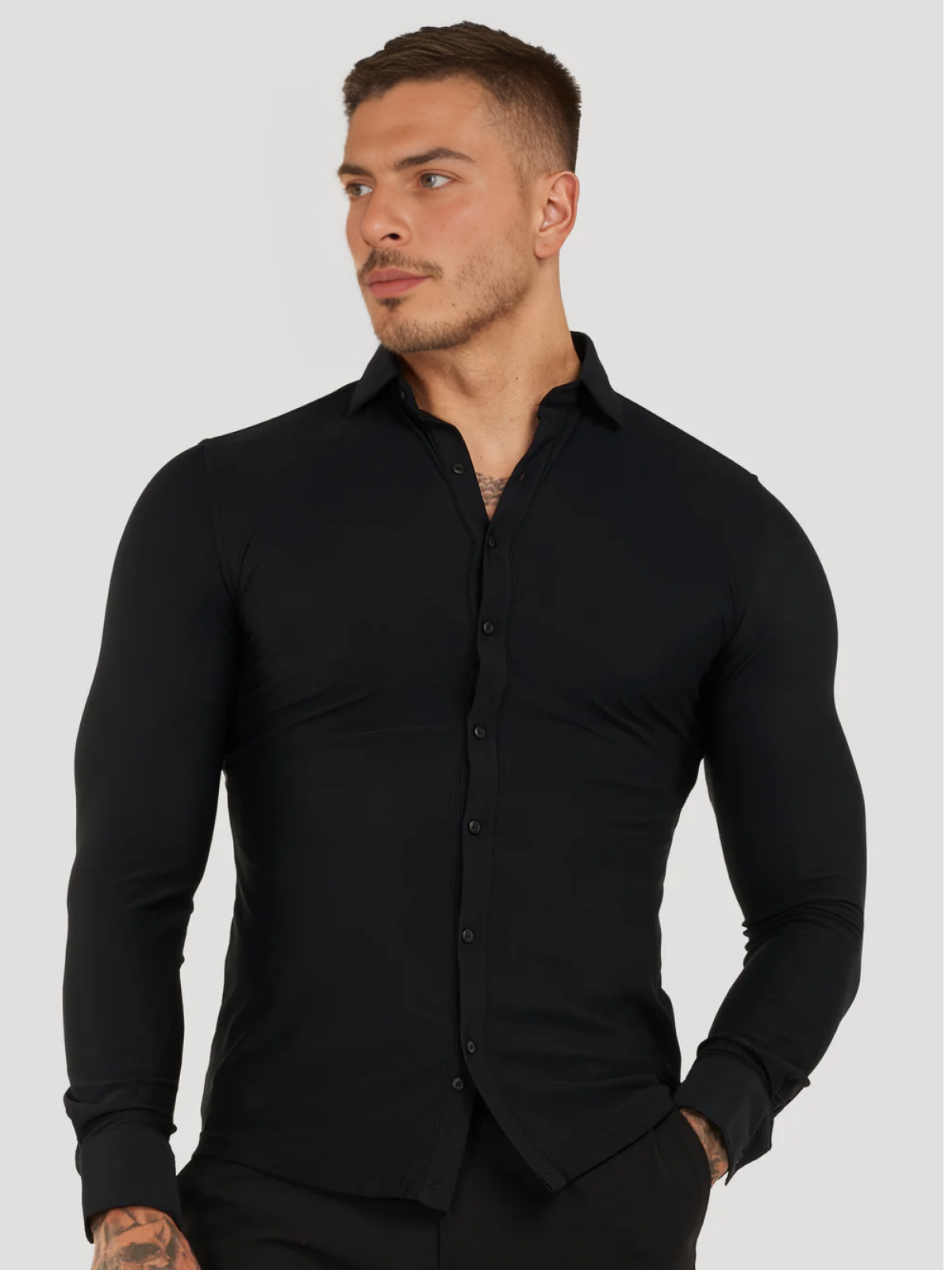 JAMES - CAMISA MUSCLEFIT PACOTE COM 2
