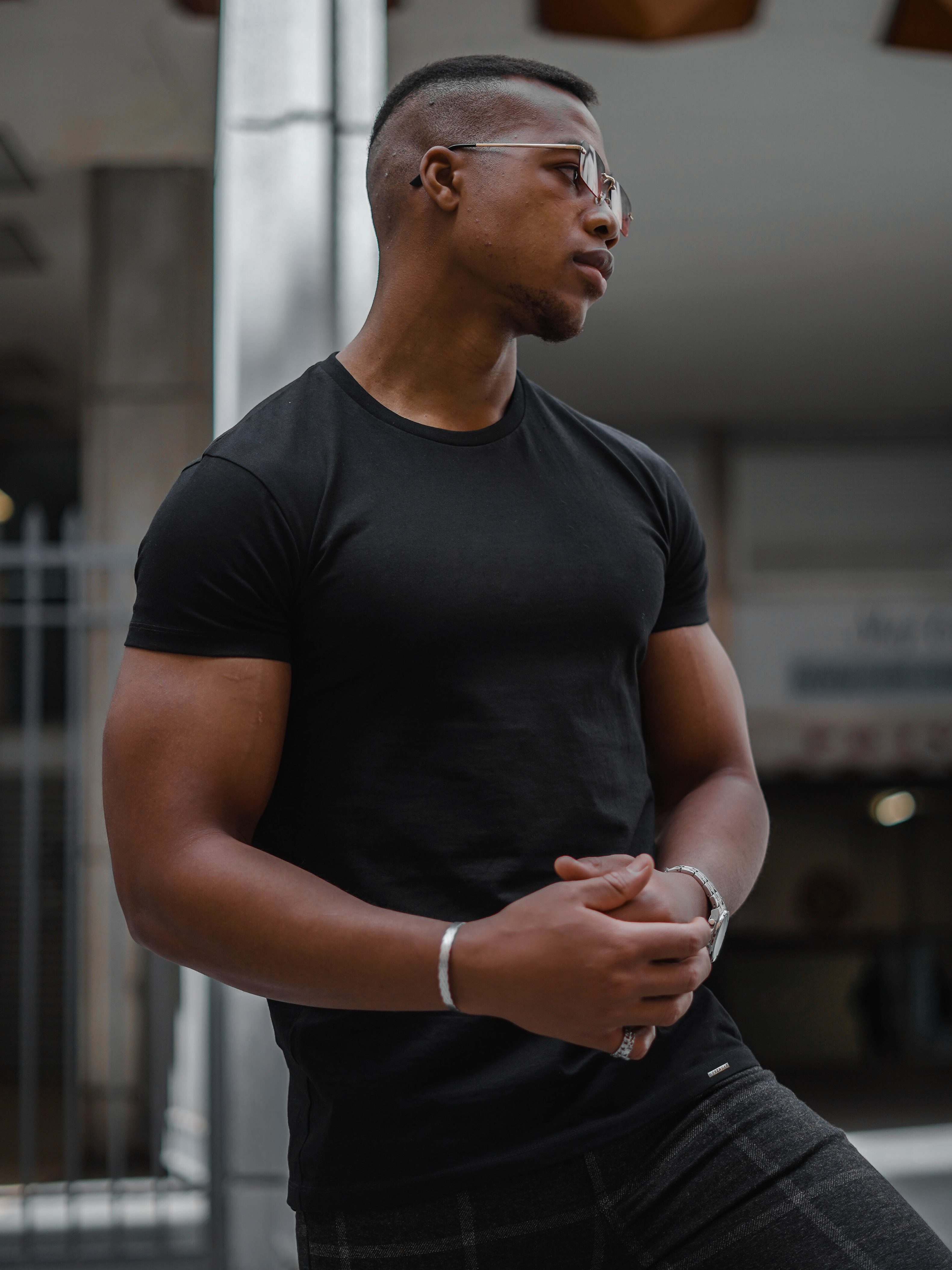 CAMISETA BÁSICA SLIM-FIT PACOTE COM 4