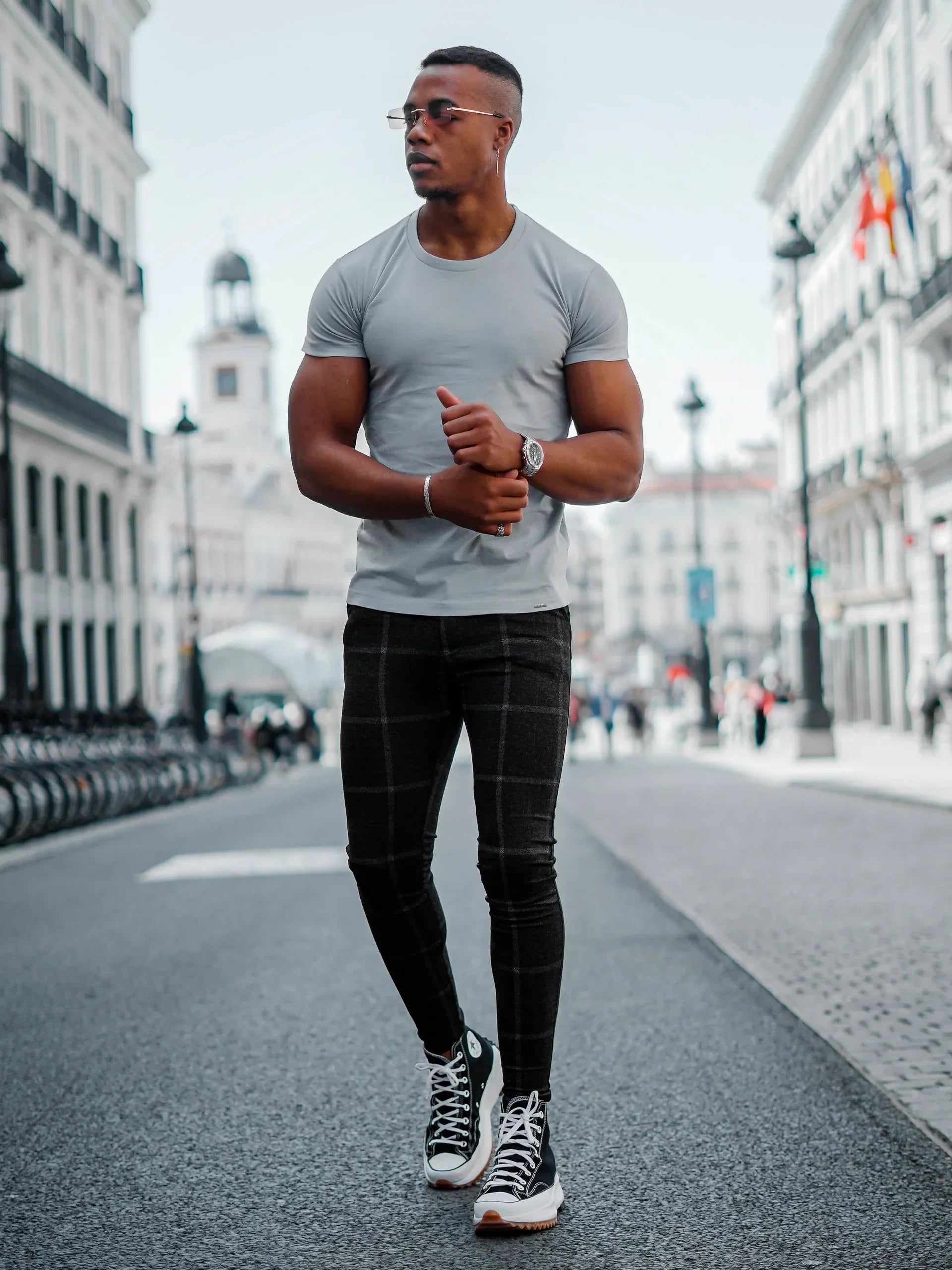 CAMISETA BÁSICA SLIM-FIT PACOTE COM 2