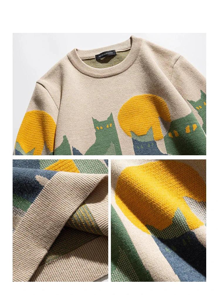 Gato Iluminado pela Lua | Pullover