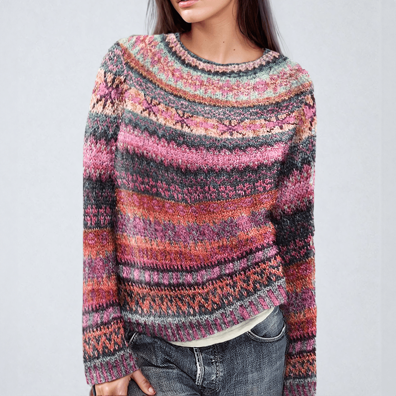Anna | Pulôver Clássico Fair Isle