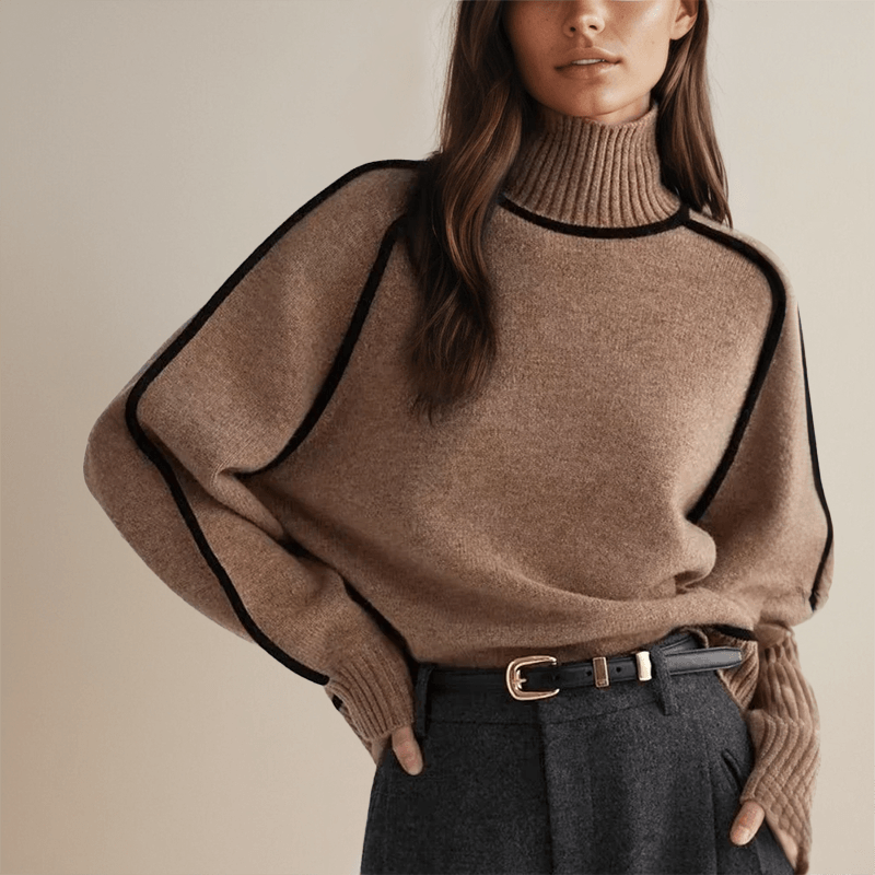 Lara | Suéter Feminino com Gola Alta