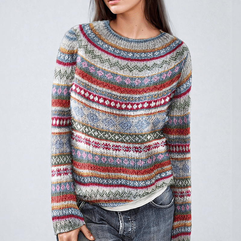 Anna | Pulôver Clássico Fair Isle