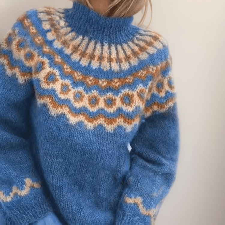 OLIVIA | Suéter de Gola Alta Confortável