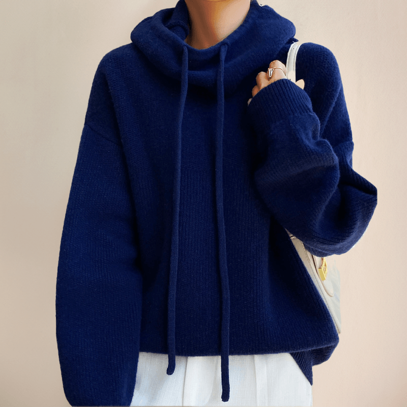 Charlotte | Suéter de Gola Alta em Lã Merino
