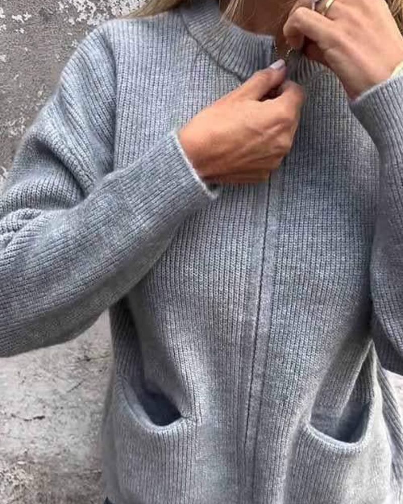 ERA - Cardigan de algodão com zíper