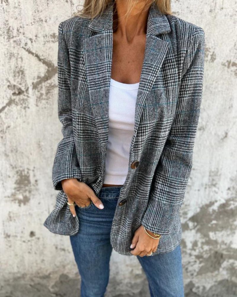 EIRA - BLAZER XADREZ INTEMPORAL