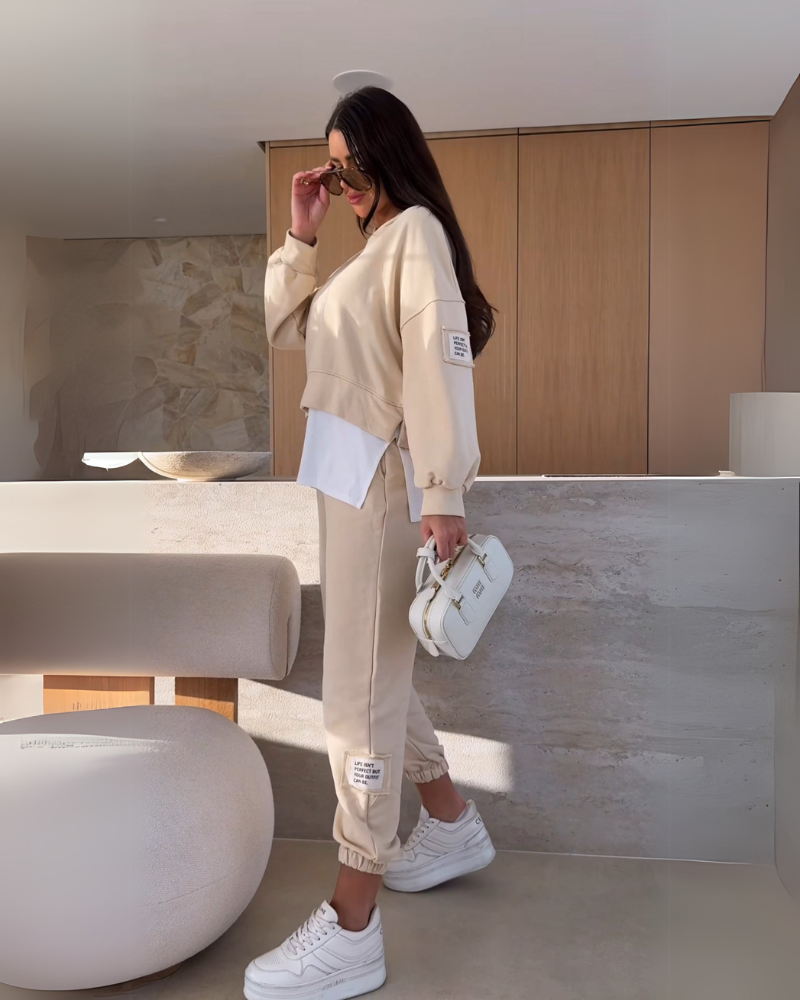 BELANI - CONJUNTO 2 PEÇAS ESTILOSO E CONFORTÁVEL