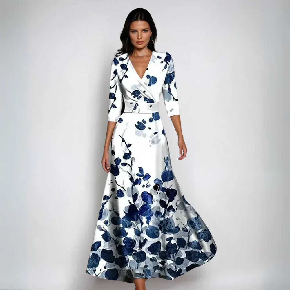 Emily™ | Vestido Envelope Floral Estiloso