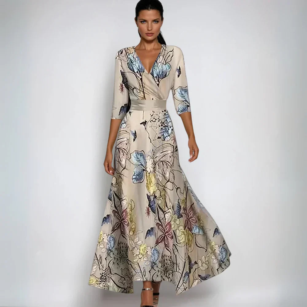 Emily™ | Vestido Envelope Floral Estiloso