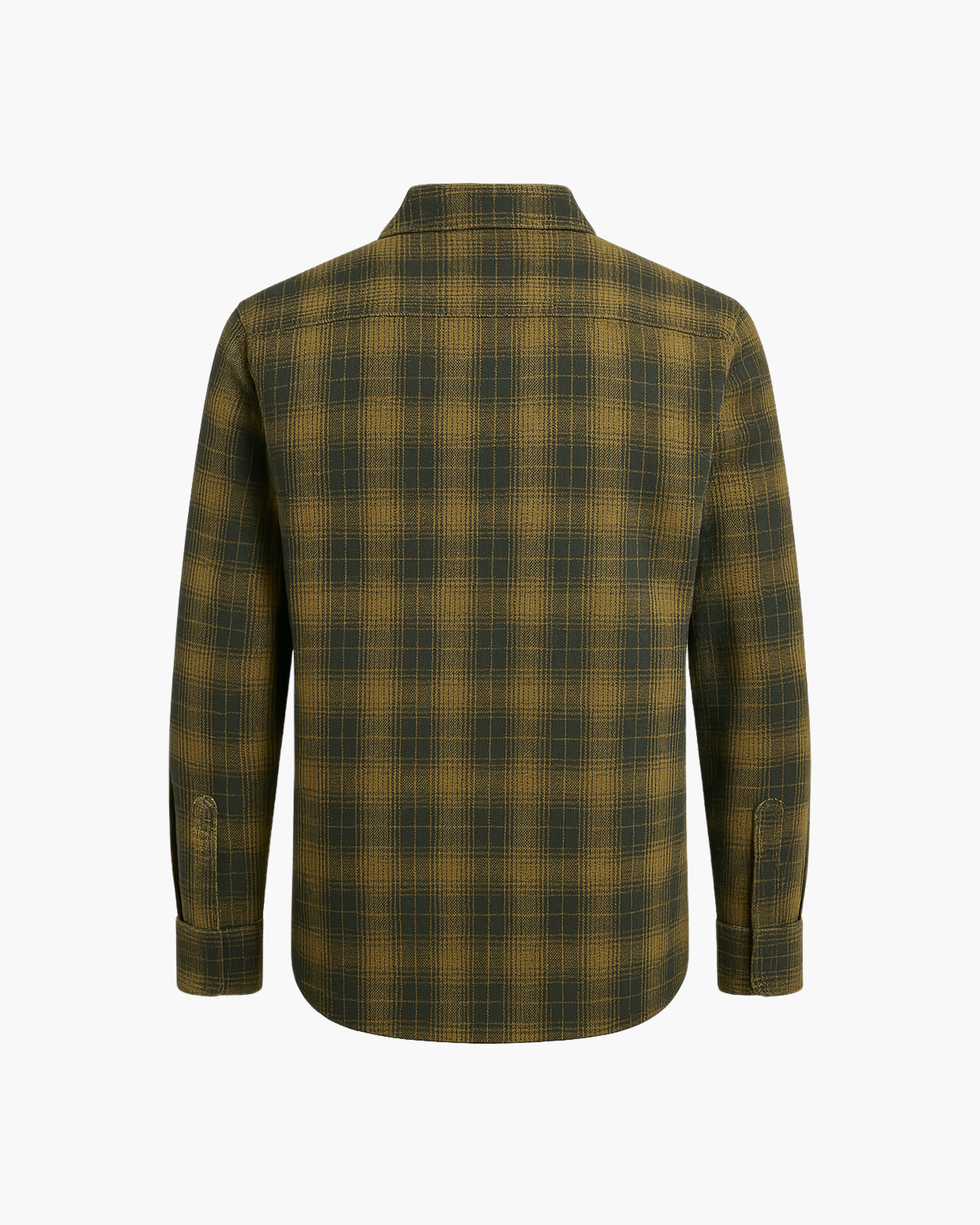Camisa de Sobreposição em Corduroy Xadrez