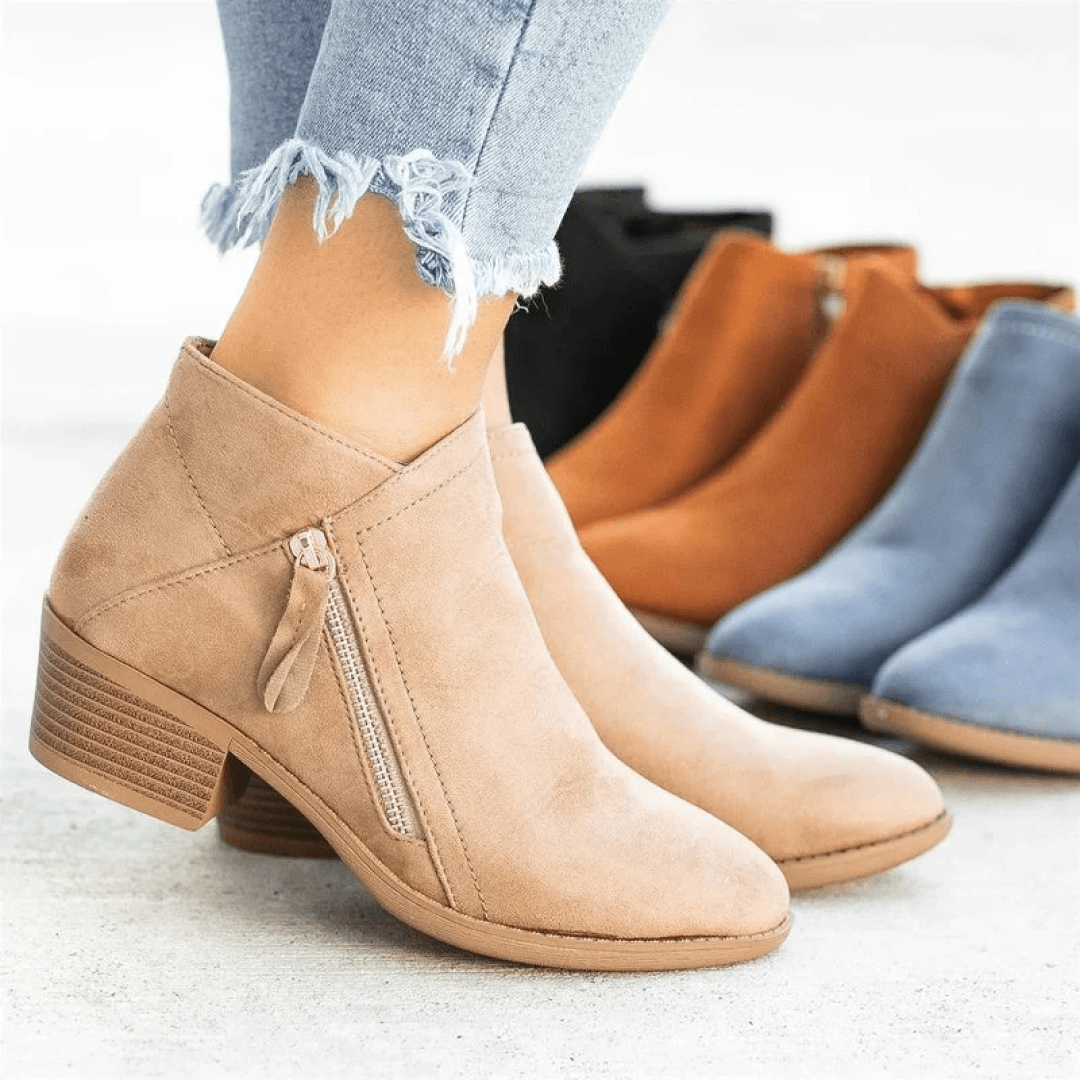 ComfortMax - Bota ortopédica fina e curta