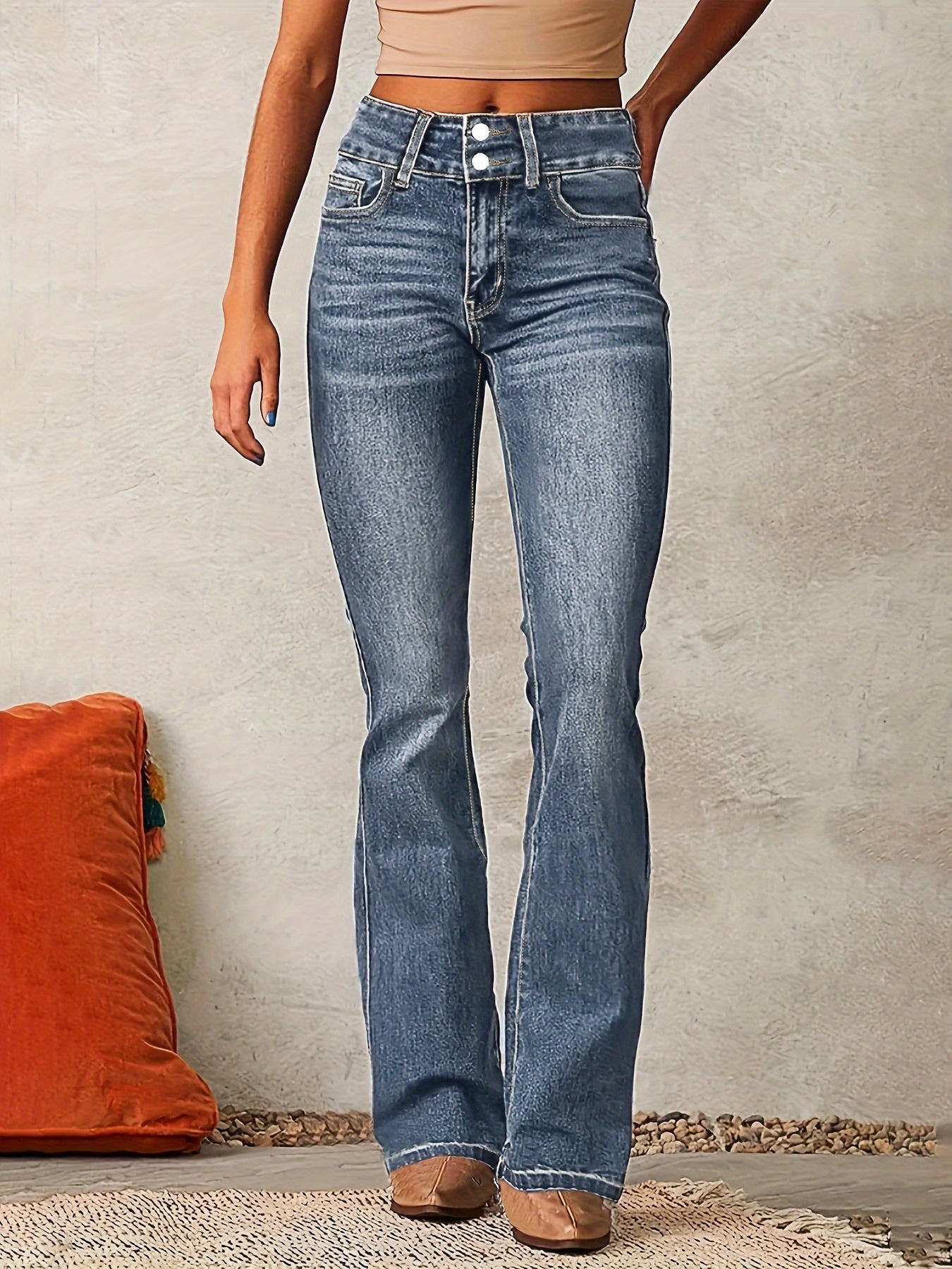 Aya™ Calça Skinny de Cintura Alta
