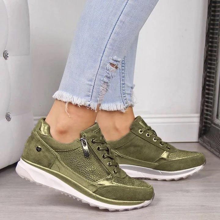 Genebra - Sapatos ortopédicos com fecho de correr