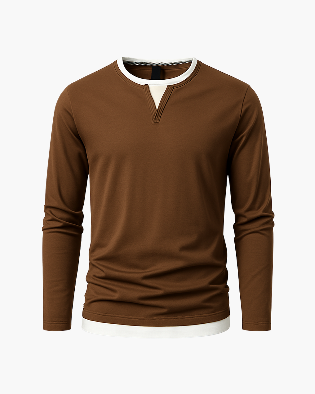 Camiseta de Manga Longa em Lã Merino