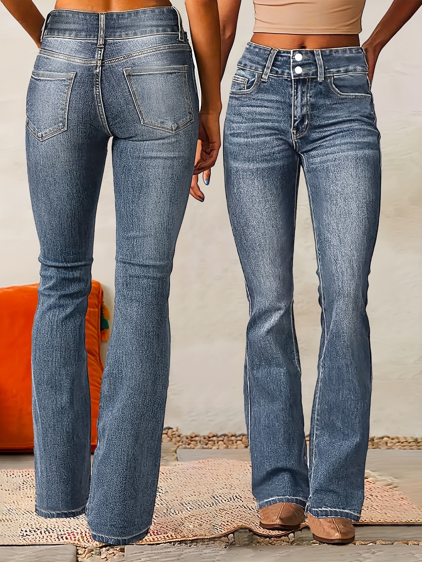 Aya™ Calça Skinny de Cintura Alta