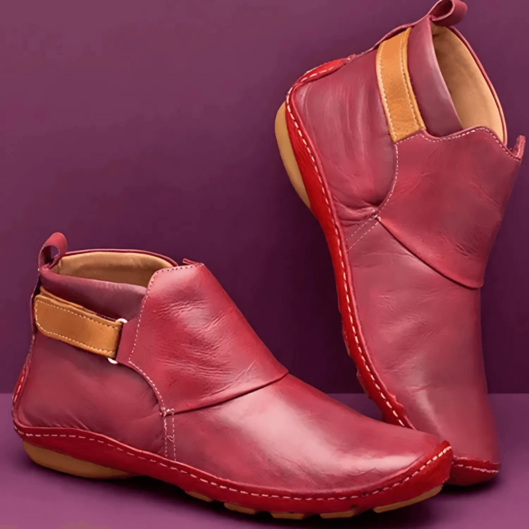 Christine™ - Botas de Cano Curto Moderna