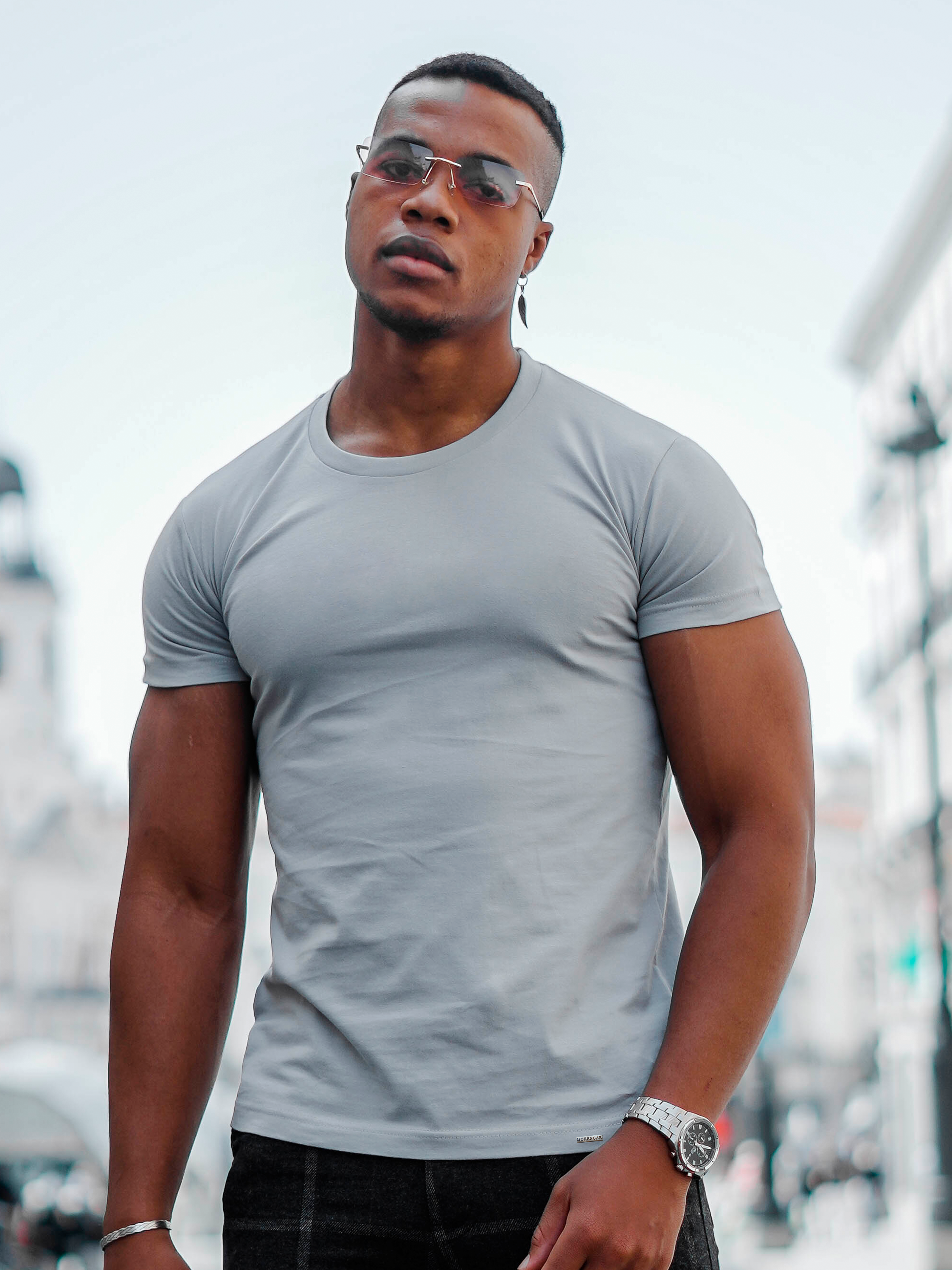 CAMISETA BÁSICA SLIM-FIT 3ER-PACK