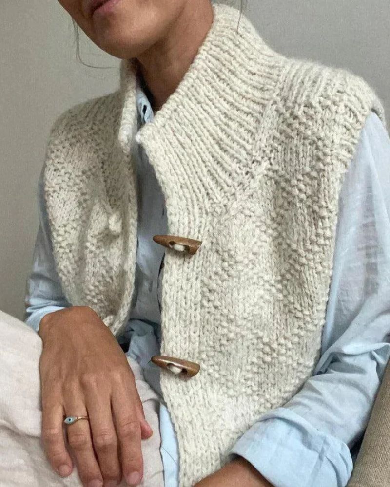 INGRID - CARDIGAN ELEGANTE SEM MANGAS