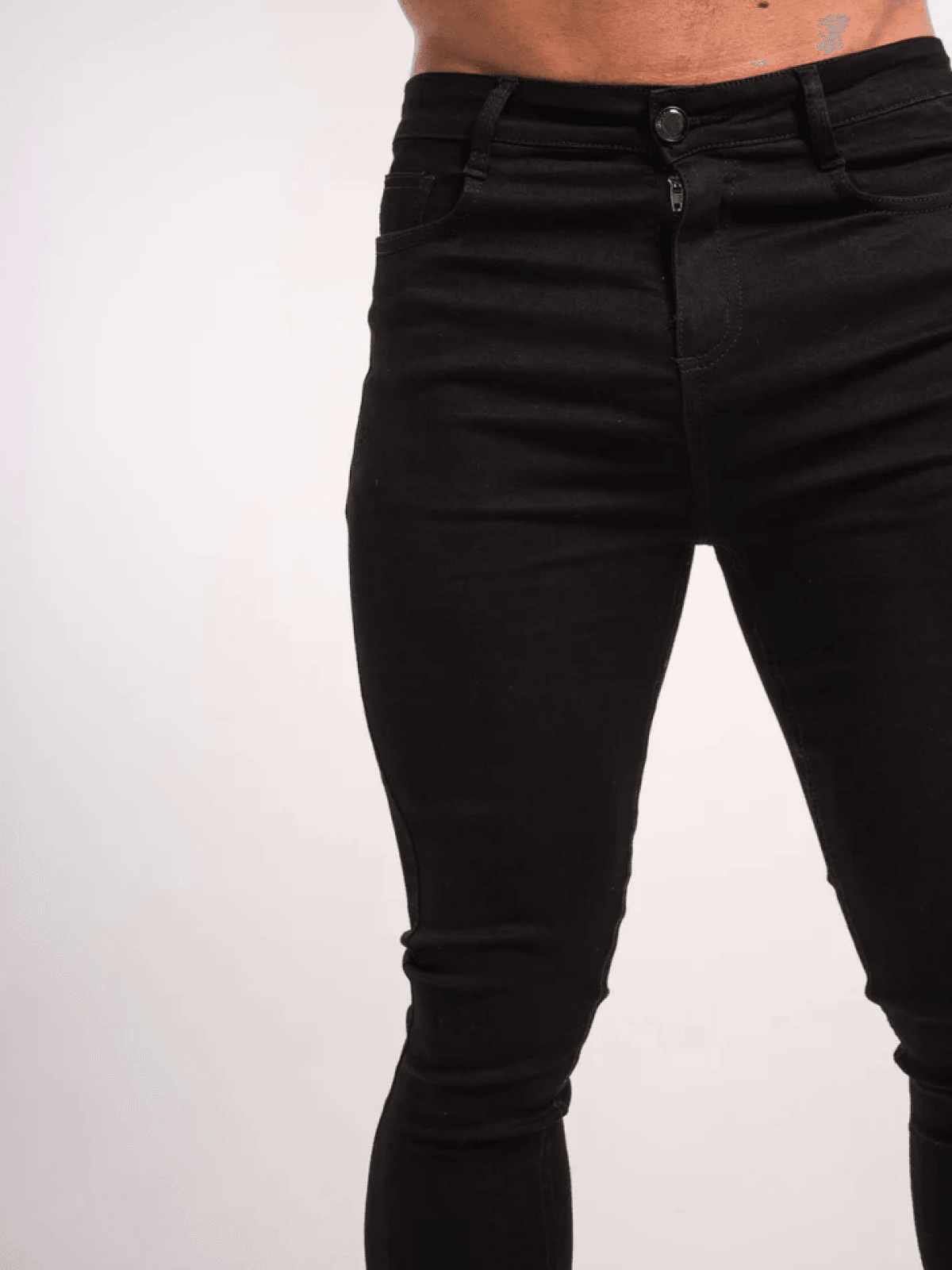 JEANS BÁSICO - PRETO