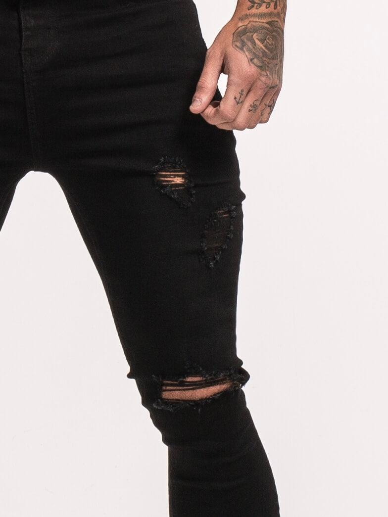JEANS RIPPER - PRETO