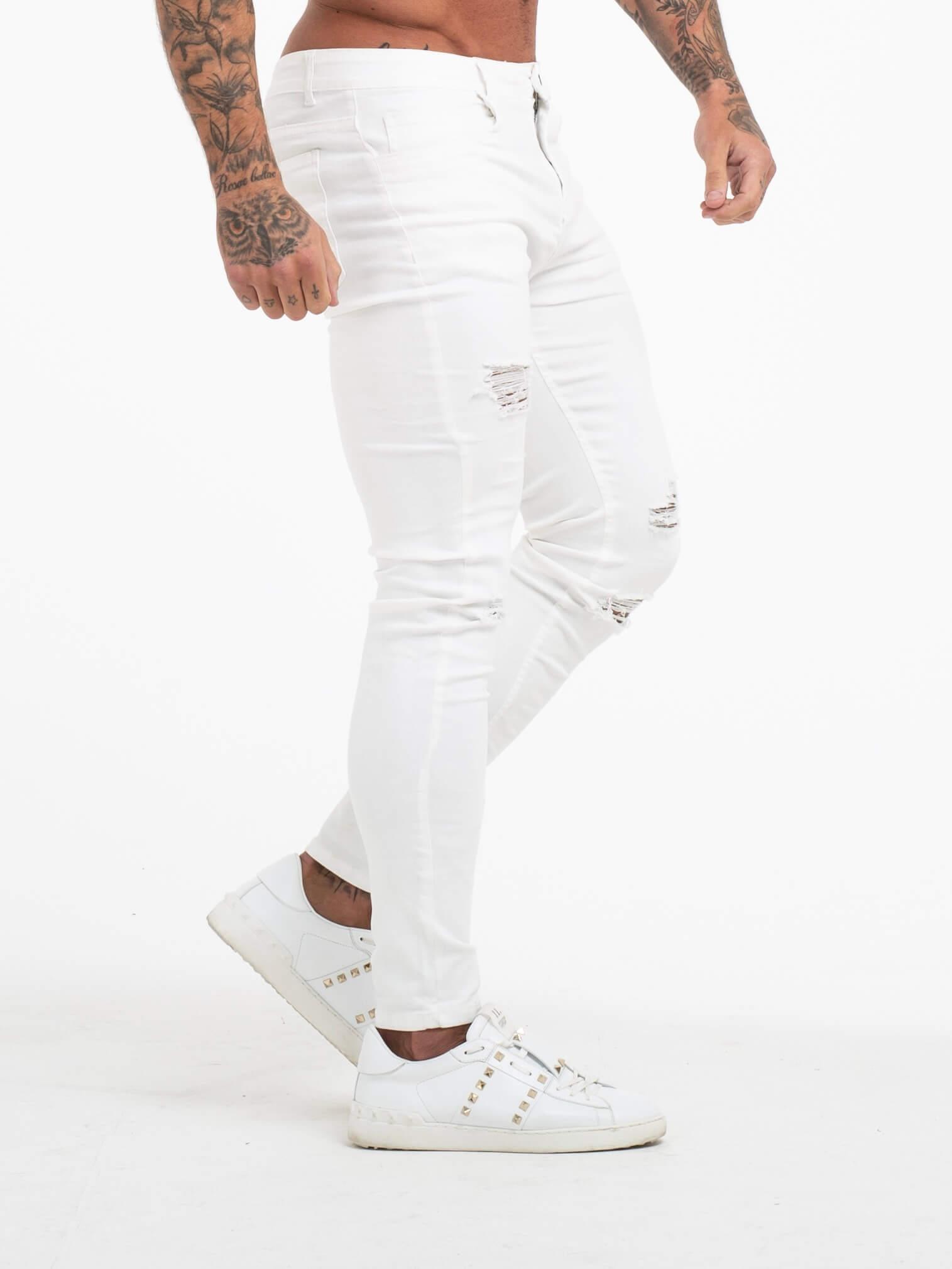 JEANS RIPPER - BRANCO