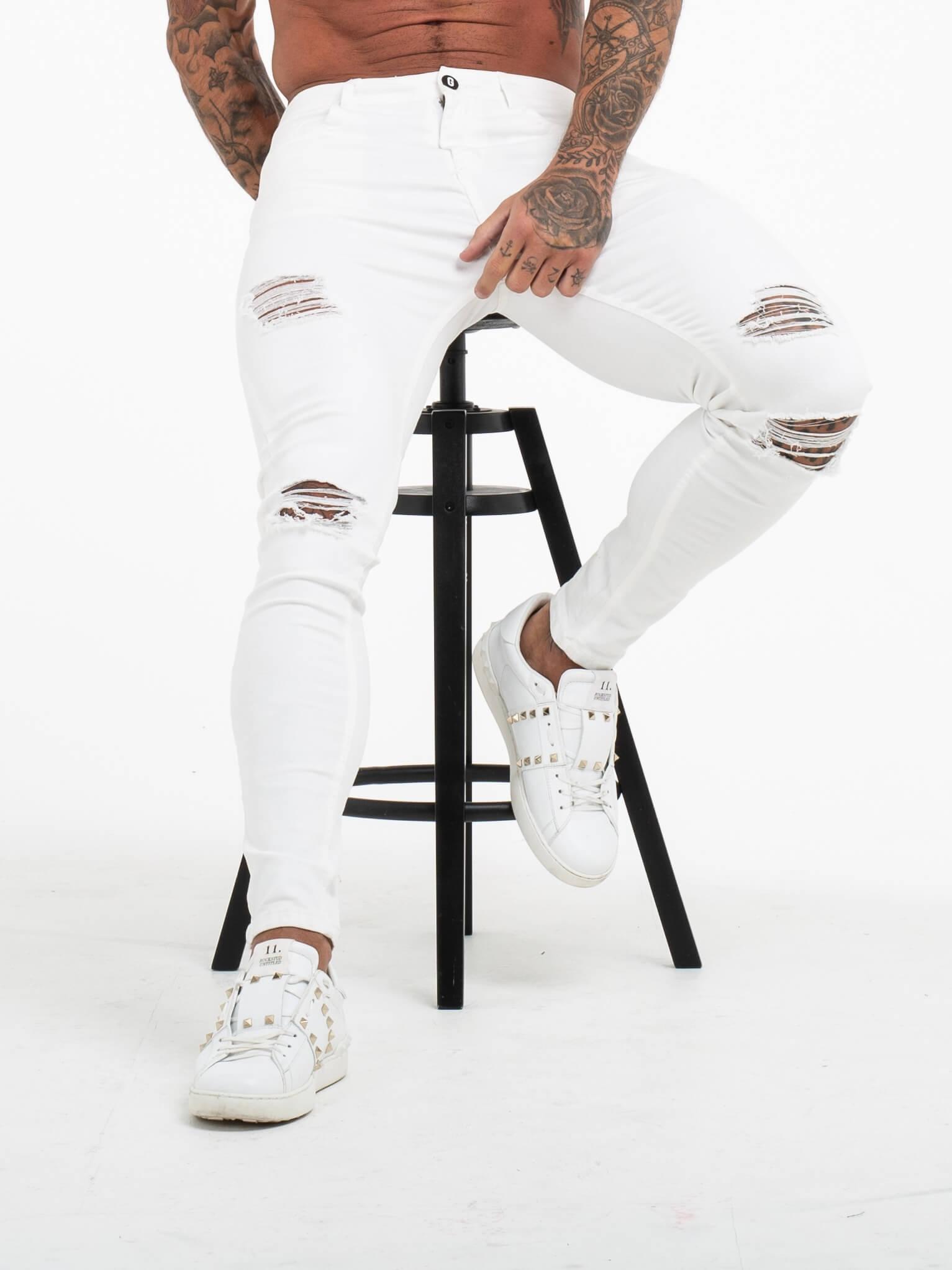 JEANS RIPPER - BRANCO
