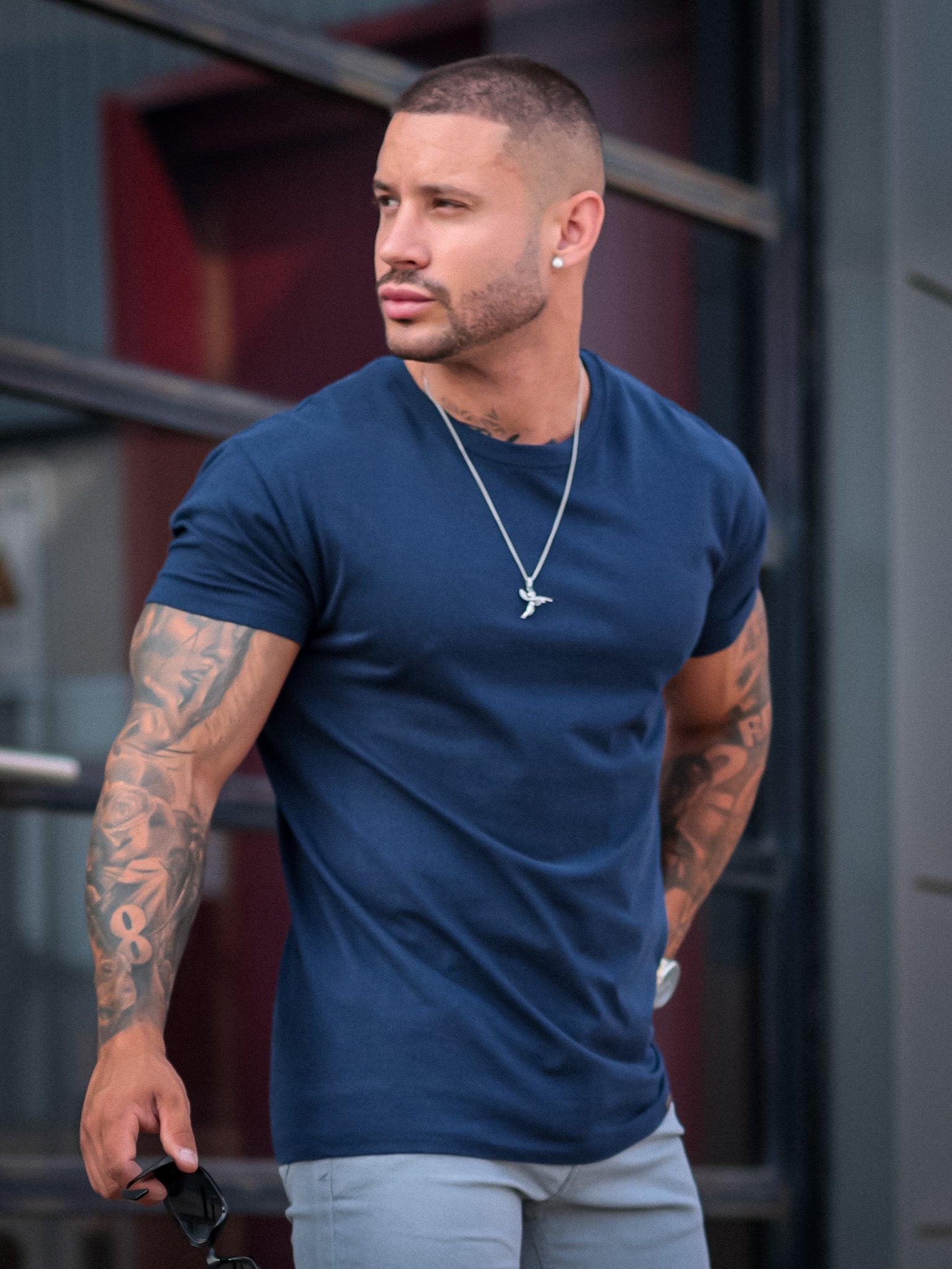 CAMISETA BÁSICA SLIM-FIT PACOTE COM 3