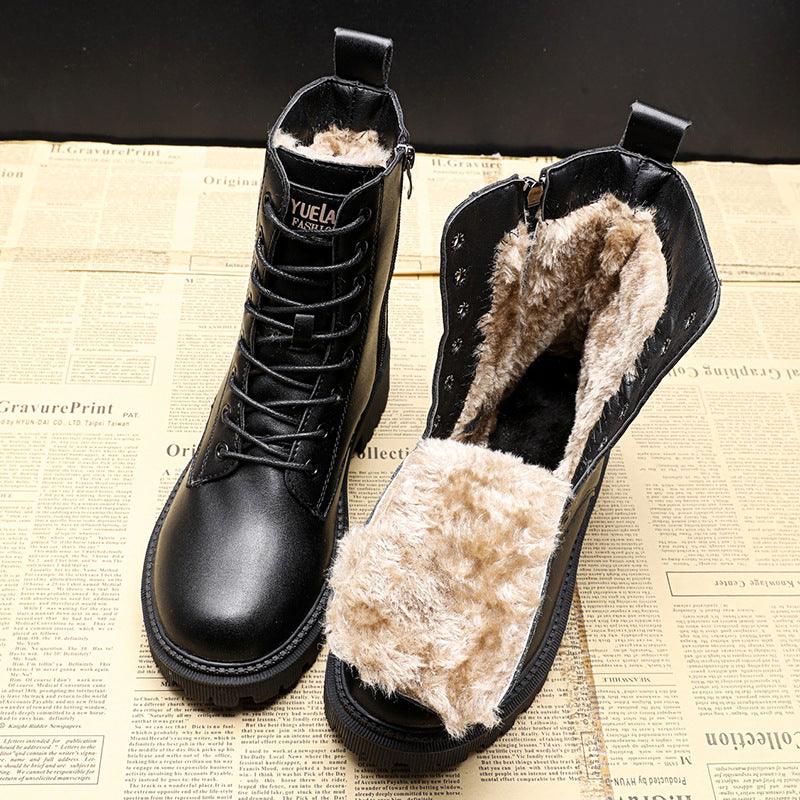 EDITH - BOTA DE INVERNO FORRADA E CONFORTÁVEL