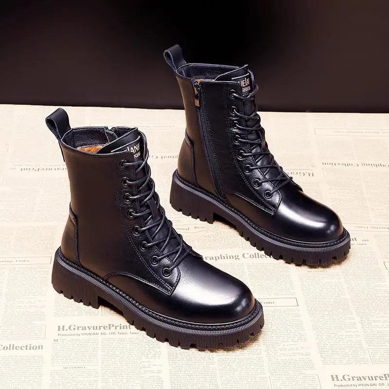 EDITH - BOTA DE INVERNO FORRADA E CONFORTÁVEL