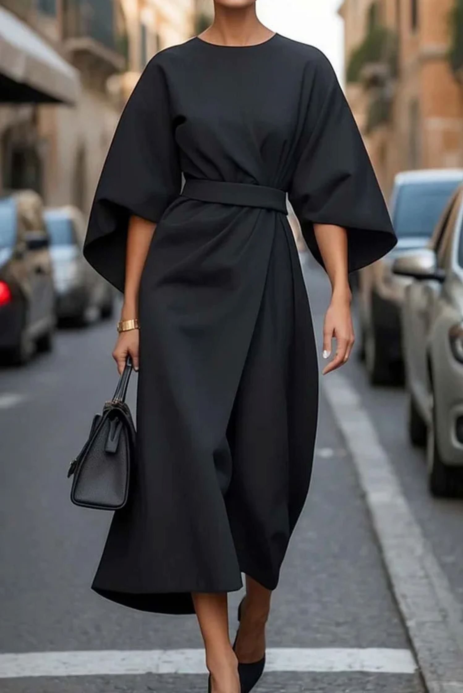 Ariana - Vestido Maravilha de Mangas Largas