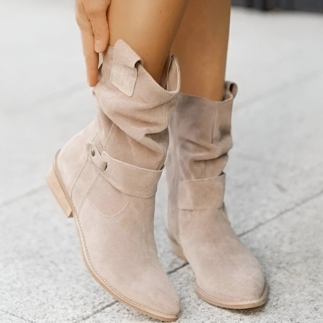 Amy – Botas de veludo