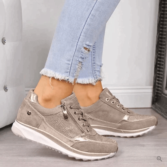 Genebra - Sapatos ortopédicos com fecho de correr