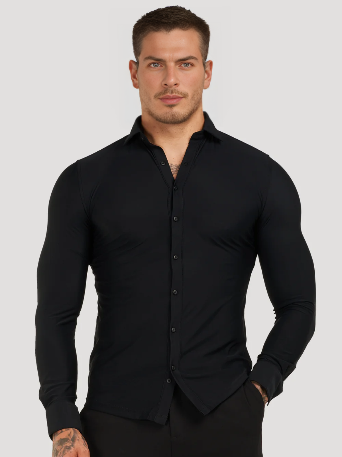 JAMES - CAMISA MUSCLEFIT PACOTE COM 3