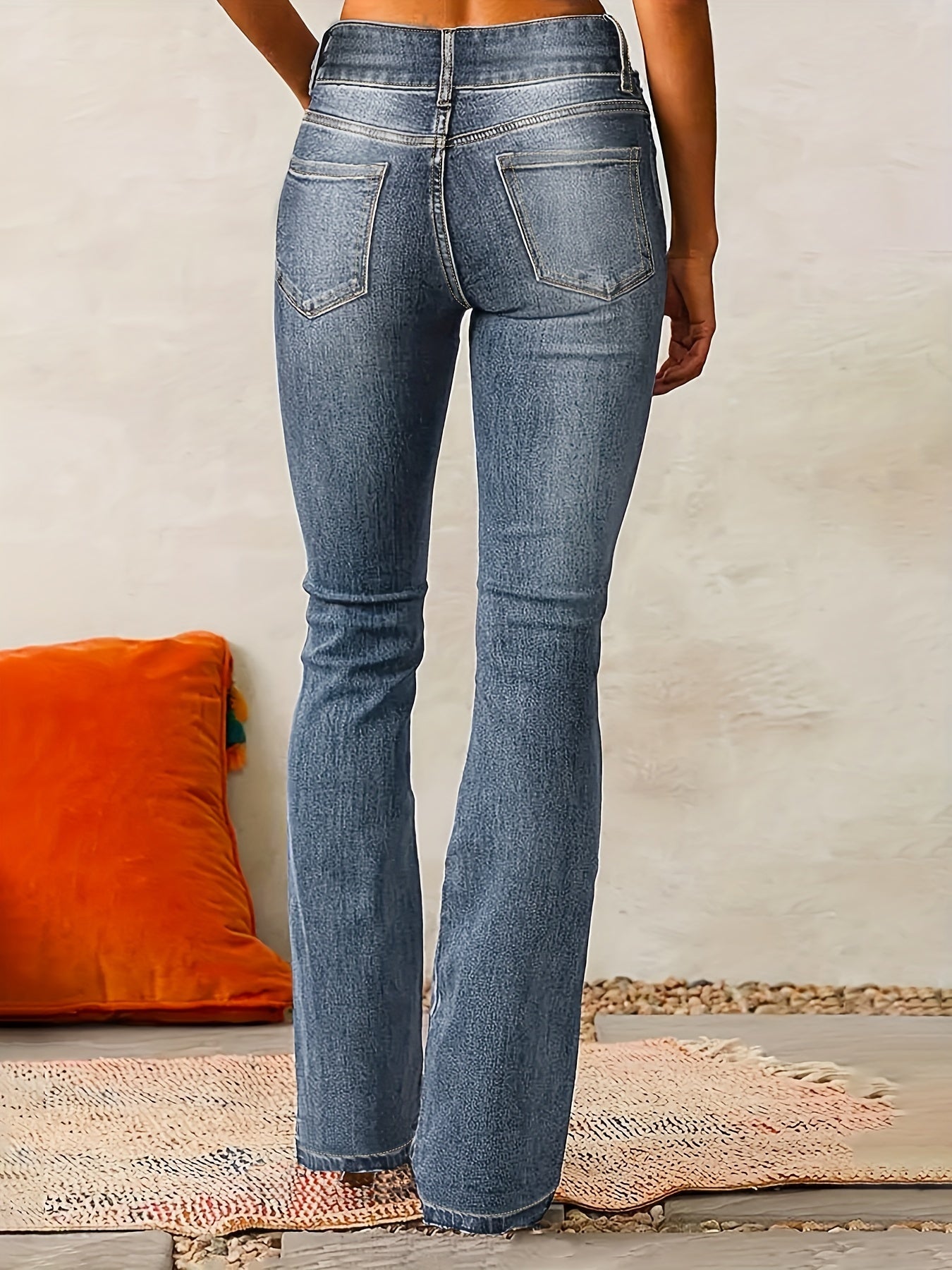 Aya™ Calça Skinny de Cintura Alta
