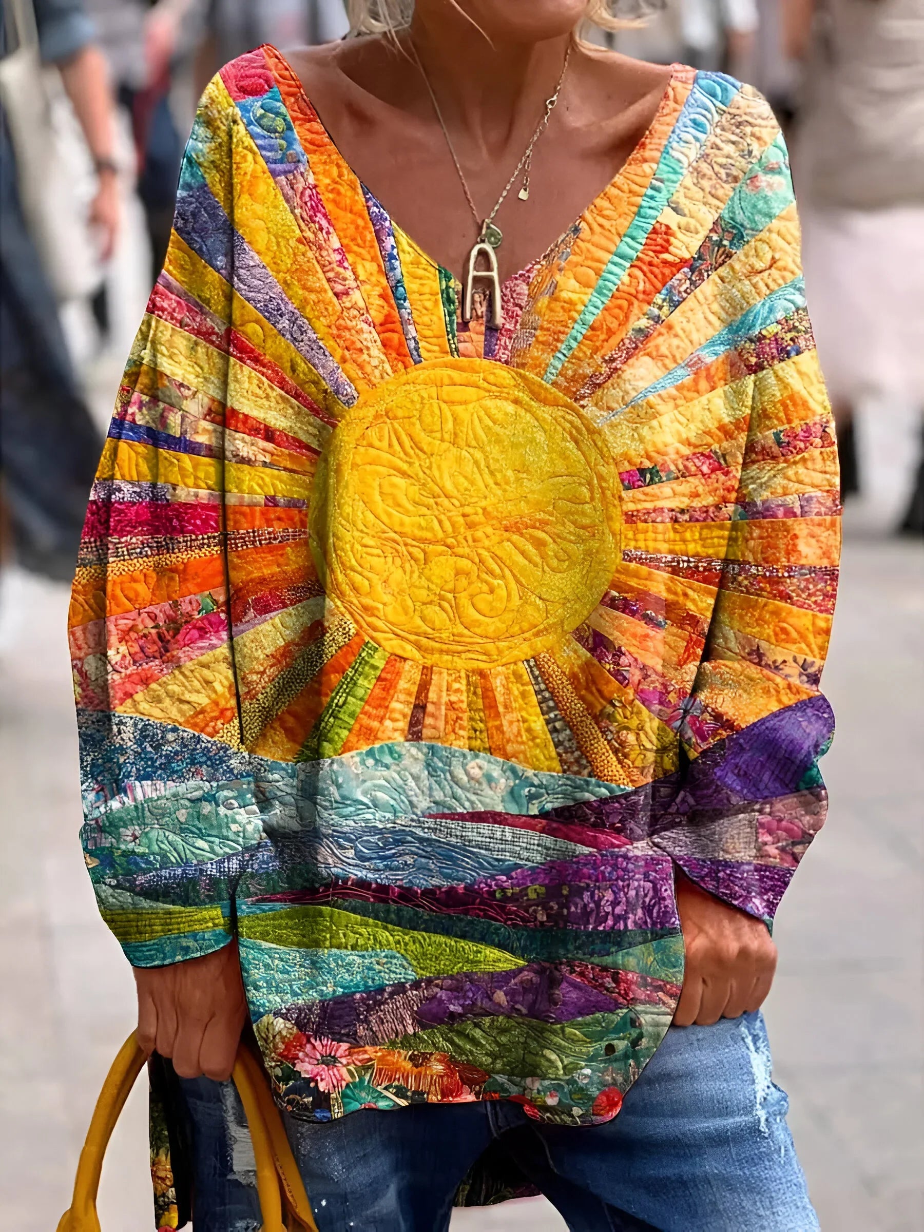 Elisa - Blusa Colorida e Alegre